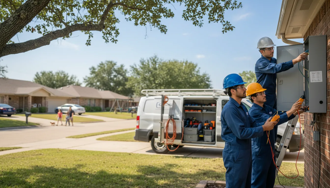 Certified electrician providing emergency electrical services in Marble, MN